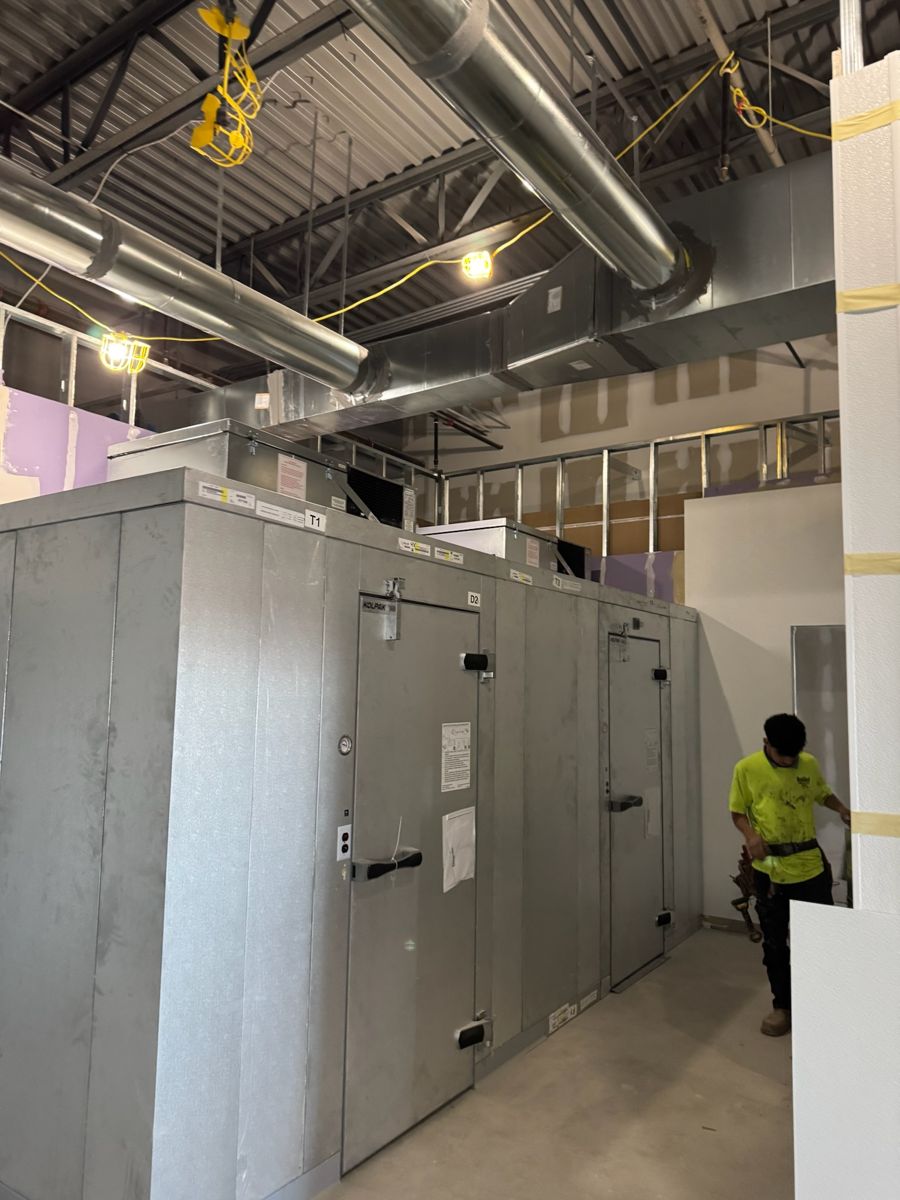 Walk-in cooler and freezer